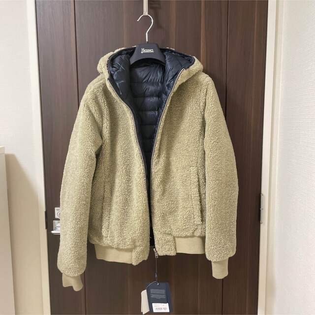 HERNO - 新品 HERNO リバーシブルボアブルゾンの通販 by きゃっつ's ...