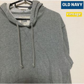 オールドネイビー(Old Navy)のOLD NAVY  オールドネイビー　パーカー　無地　ビックシルエット　US輸入(パーカー)