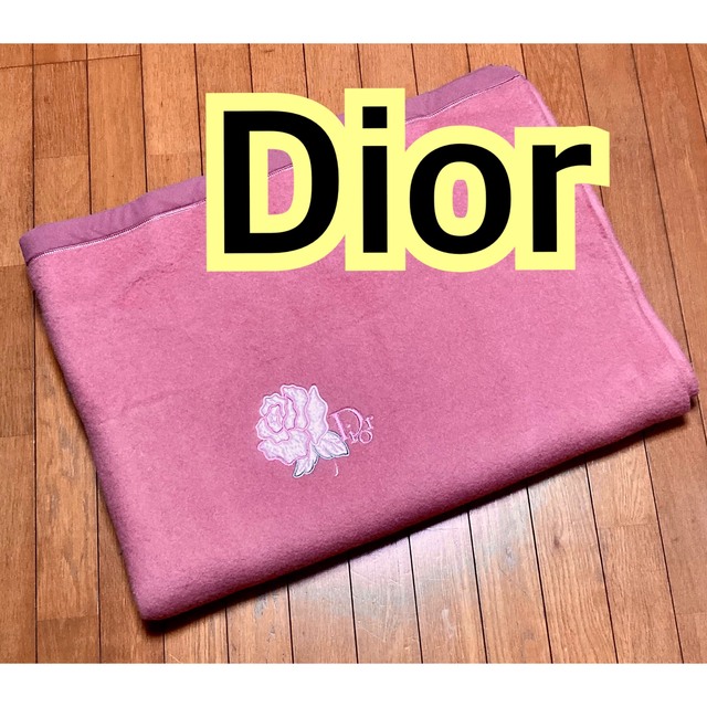 Christian Dior(クリスチャンディオール)のDior ウール100%シングル毛布 インテリア/住まい/日用品の寝具(毛布)の商品写真