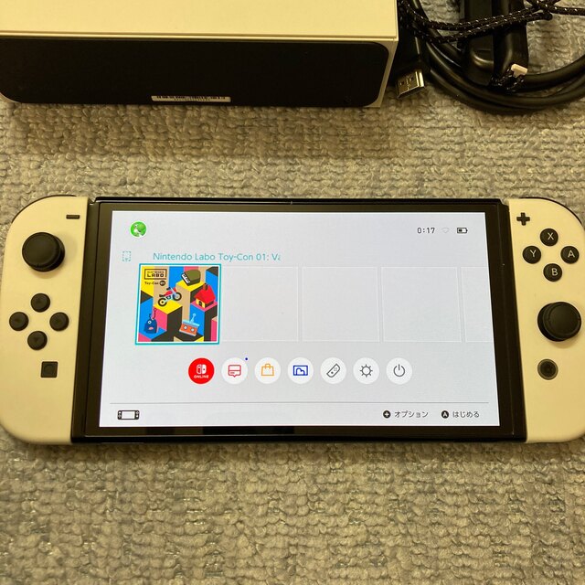 NintendoSwitch有機ELモデルホワイト動作品-