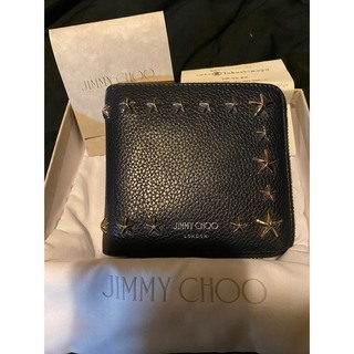 ジミーチュウ(JIMMY CHOO)のジミーチュウ　財布　ネイビー(折り財布)