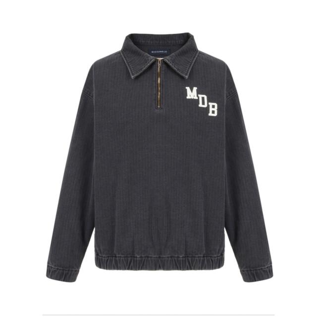 MADISONBLUE(マディソンブルー)のMADISONBLUE  Herringbone Zip up Pullover レディースのジャケット/アウター(ブルゾン)の商品写真