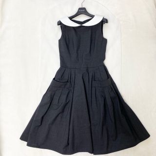 フォクシー(FOXEY) ひざ丈ワンピース(レディース)(オーガンジー)の