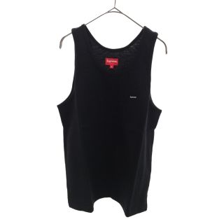 シュプリーム(Supreme)のSUPREME シュプリーム 15SS Small Box tank Top スモールボックスロゴ刺繍タンクトップ ノースリーブ ブラック(タンクトップ)