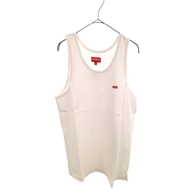 SUPREME シュプリーム 15SS Small Box tank Top スモールボックスロゴ刺繍タンクトップ ノースリーブ ホワイト |  フリマアプリ ラクマ