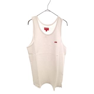 シュプリーム(Supreme)のSUPREME シュプリーム 15SS Small Box tank Top スモールボックスロゴ刺繍タンクトップ ノースリーブ ホワイト(タンクトップ)