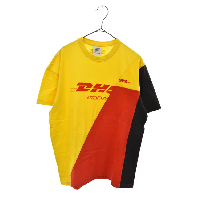 VETEMENTS(ヴェトモン)のVETEMENTS ヴェトモン 18SS DHL再構築切替え半袖Tシャツ WSS18DHL1 マルチ メンズのトップス(Tシャツ/カットソー(半袖/袖なし))の商品写真