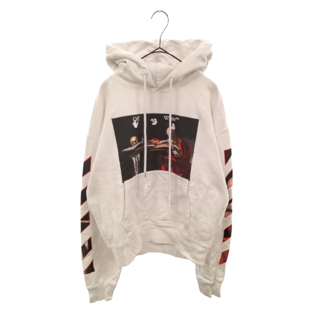 off-white プルオーバーフーディ　CARAVAGGIOパーカー