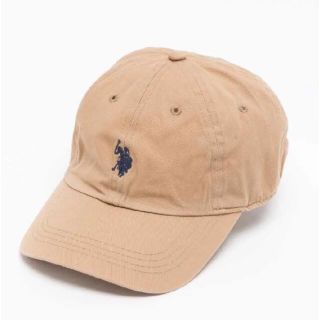 ポロラルフローレン(POLO RALPH LAUREN)のU.S POLO ASSN ポロラルフローレン キャップ 帽子 ベージュ 完売品(キャップ)