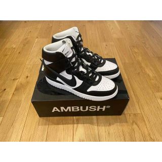 アンブッシュ(AMBUSH)のナイキ　アンブッシュ　ダンクハイ　ブラック(スニーカー)