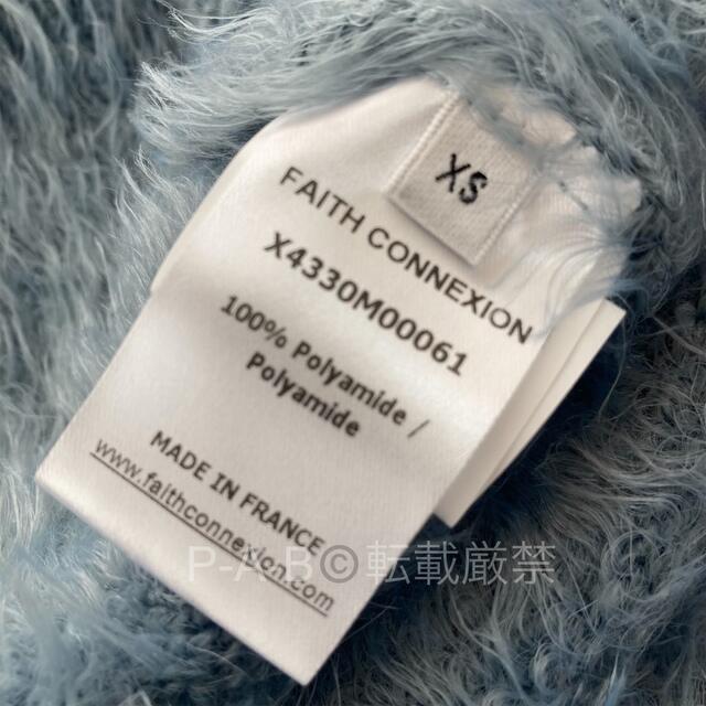 新品 タグ付き FAITH CONNEXION シャギーヤーン タートル ニット
