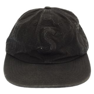 シュプリーム(Supreme)のSUPREME シュプリーム 17SS Washed Denim S Logo Cap ウォッシュドデニムSロゴキャップ ベースボールキャップ ブラック(キャップ)