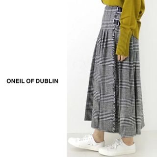 オニールオブダブリン(O'NEIL of DUBLIN)のオニールオブダブリン | LOW WAIST プリーツラップスカート(ロングスカート)