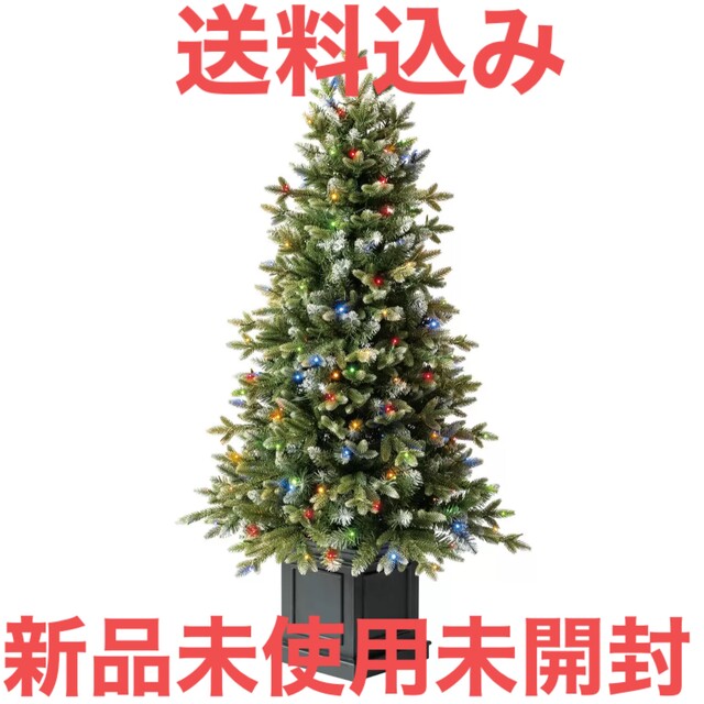 コストコ(コストコ)のコストコ クリスマスツリー 電飾付き 約137cm LED 200球 新品未使用 インテリア/住まい/日用品のライト/照明/LED(蛍光灯/電球)の商品写真