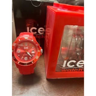 アイスウォッチ(ice watch)のice watch  レッド　マリオカラー　USJ(腕時計)