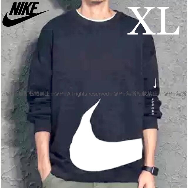 NIKE(ナイキ)のXL 新品 NIKE ナイキ SWOOSH スウッシュ ロンt 長袖 Tシャツ メンズのトップス(Tシャツ/カットソー(七分/長袖))の商品写真