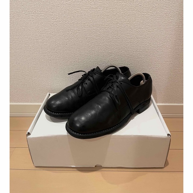 足長と幅が知りたいのですが美品 GUIDI グイディ 992 クラシック ダービー 革靴 45 30cm