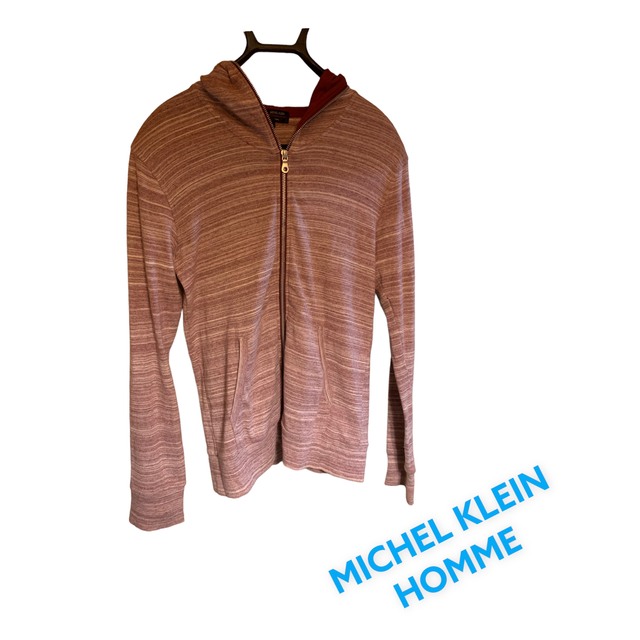 MK MICHEL KLEIN homme(エムケーミッシェルクランオム)のMICHEL KLEIN HOMME ミッシェルクランオム ジップアップパーカー レディースのトップス(パーカー)の商品写真