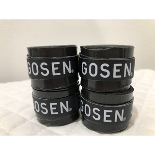 ゴーセン(GOSEN)のGOSEN グリップテープ 4個★迅速発送 黒色 ゴーセン マイバチ✳︎色変更可(その他)