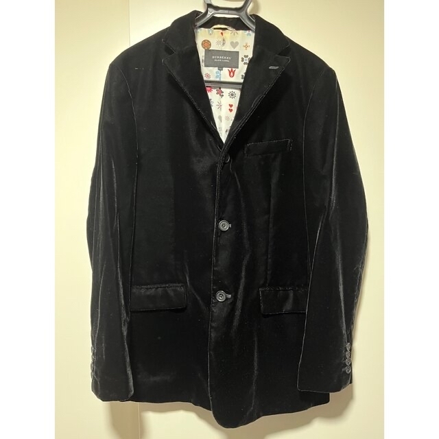 BURBERRY BLACK LABEL(バーバリーブラックレーベル)のBurberry Black Label ベルベットジャケット メンズのジャケット/アウター(テーラードジャケット)の商品写真