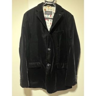 バーバリーブラックレーベル(BURBERRY BLACK LABEL)のBurberry Black Label ベルベットジャケット(テーラードジャケット)