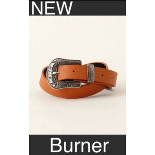 Burner - 1444 新品　14BURNER SELECT デザインバックル　ベルト