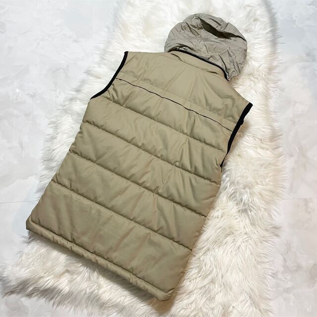 本物 美品 コレクションモデル バルマンオム フード付き ダウンベスト S