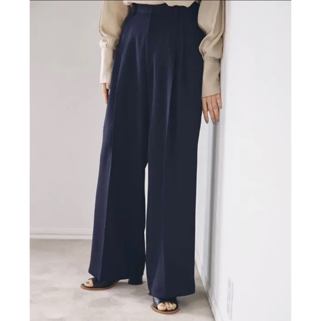 todayful  Tuck Wide Trousers