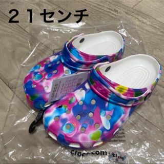 クロックス(crocs)の21センチ　クロックスサンダル(サンダル)