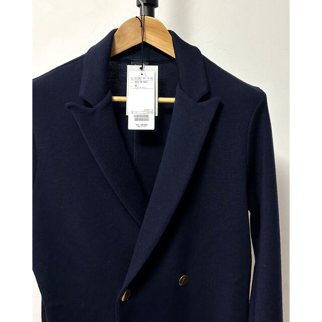 冬バーゲン☆】 BEAMS 別注ダブルブレストニットジャケット F BEAMS