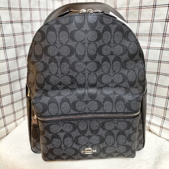coach コーチ リュック バック ブラック スモーク 黒 シグネチャー