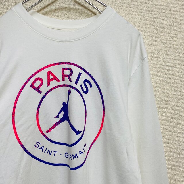 Paris Saint-Germain(パリサンジェルマン)の美品　ジョーダン パリサンジェルマン ORDAN PSG ロンT メンズのトップス(Tシャツ/カットソー(七分/長袖))の商品写真