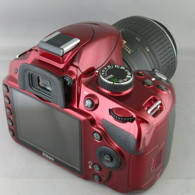 安い通販サイト Nikonニコン D3200 AF-S18-55G VR RED ☆NO.6468