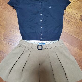 バーバリーブルーレーベル(BURBERRY BLUE LABEL)のBURBERRY BLUE LABEL カーデ&キュロットセット(セット/コーデ)