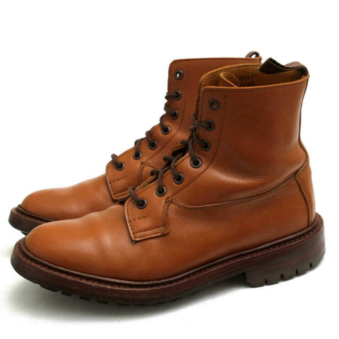 トリッカーズ／Tricker´s レースアップブーツ シューズ 靴 メンズ 男性 男性用レザー 革 本革 ブラウン 茶 Wetherby コマンドソール カントリーブーツ ウイングチップ グッドイヤーウェルト製法