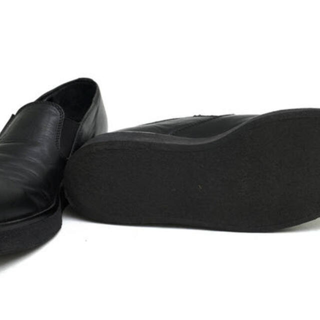 パドローネ／PADRONE サイドゴアブーツ シューズ 靴 メンズ 男性 男性用レザー 革 本革 ブラック 黒  PK8054-2202-18C SIDE GORE SHOES クレープソール プレーントゥ スリッポン 6