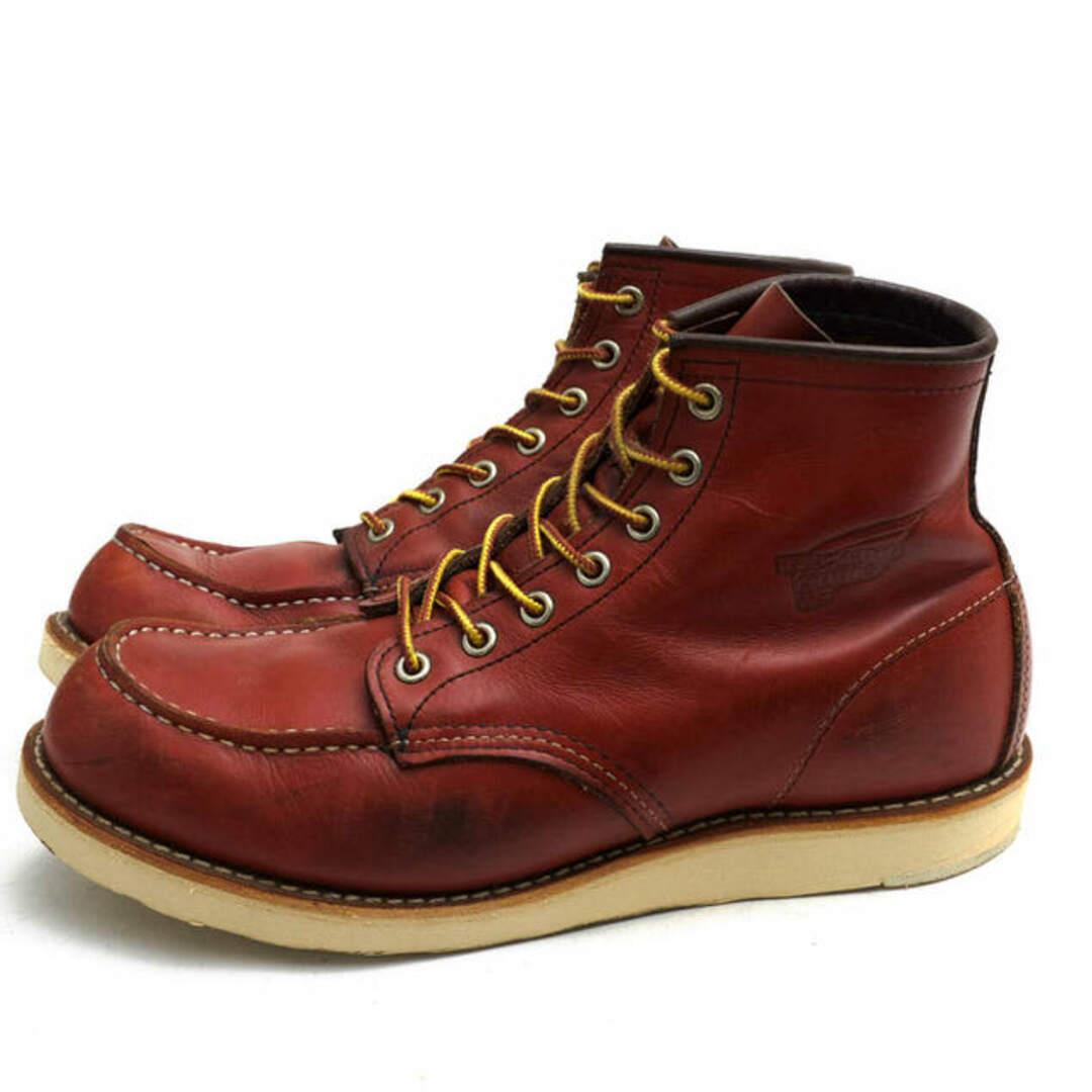 レッドウィング／RED WING ワークブーツ シューズ 靴 メンズ 男性 男性用レザー 革 本革 ブラウン 茶  9106 Heritage 6inch MOC Toe IRISH SETTER アイリッシュセッター グッドイヤーウェルト製法 モックトゥ 定番靴/シューズ