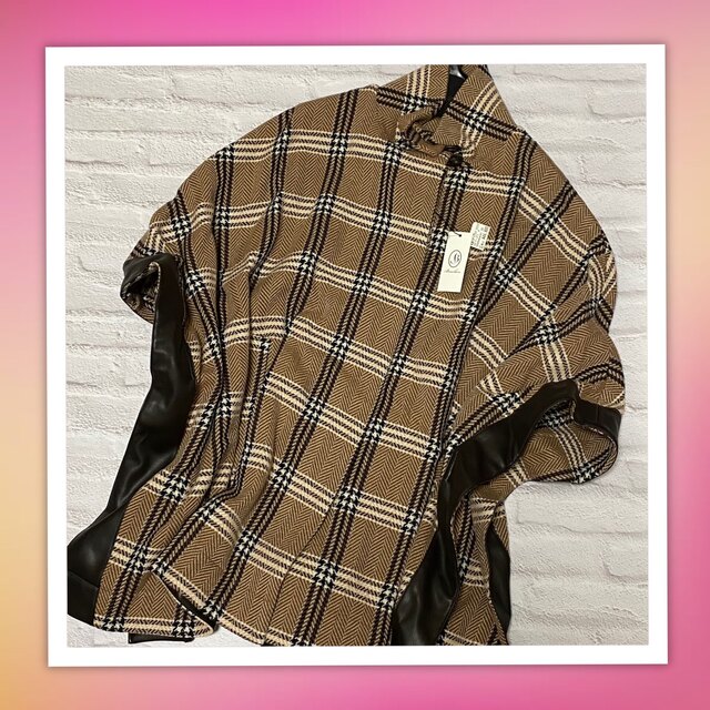 再×14入荷 スコットクラブ☆Bouchon☆マントコート☆ポンチョ☆新品