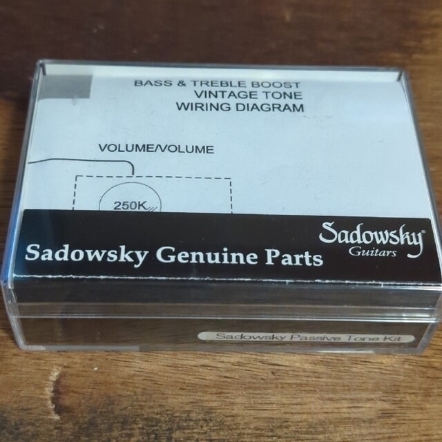 未使用　Sadowsky Passive Tone Kit