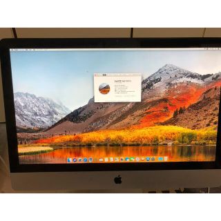 アップル(Apple)のApple imac 27 クアッドコア　i7 16GB SSD HDD(デスクトップ型PC)