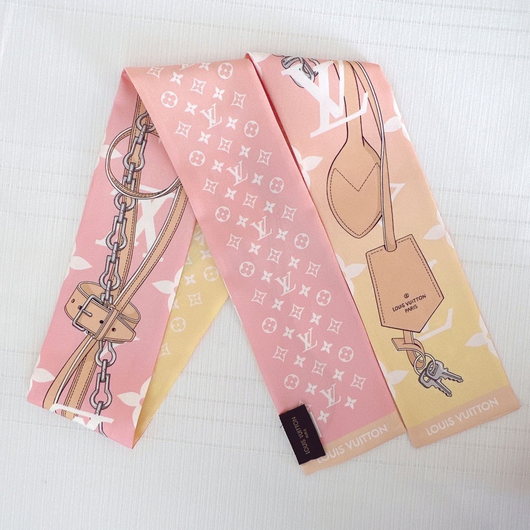 LOUIS VUITTON ルイヴィトン バンドー バンダナ スカーフ 美品-