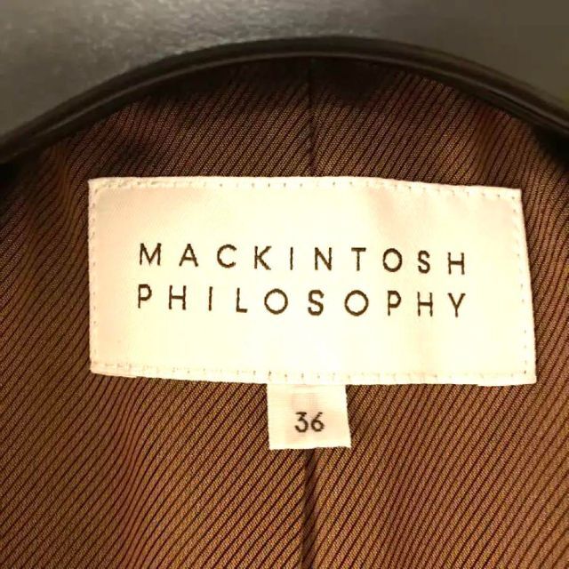 MACKINTOSH PHILOSOPHY(マッキントッシュフィロソフィー)の✨新品同様✨マッキントッシュSuper120's  アンゴラ混　36 近年モデル レディースのジャケット/アウター(ロングコート)の商品写真