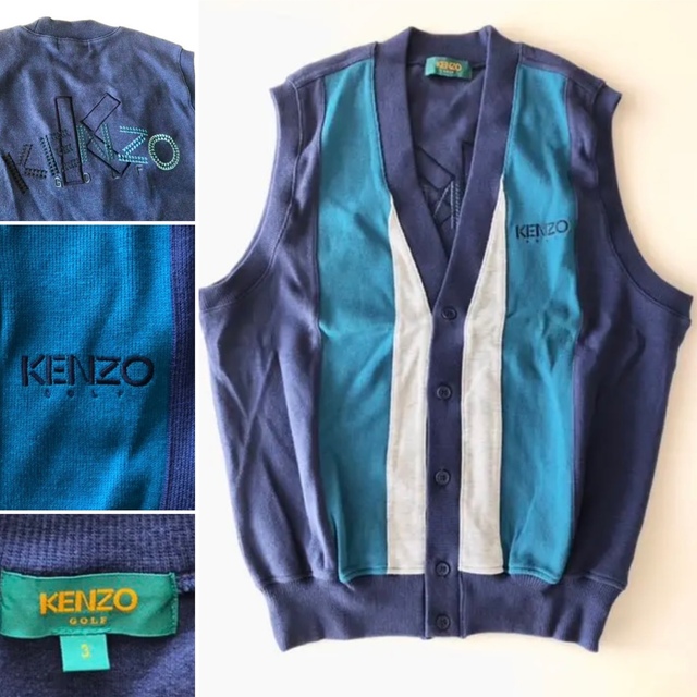 KENZO ゴルフウェア　ベスト　スポーツ　新品　日本製