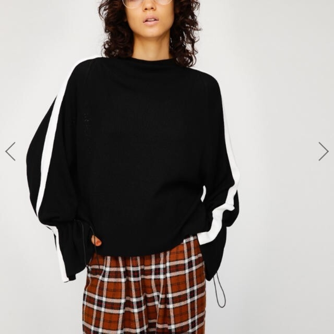 moussy(マウジー)のMOUSSY LINEDESIGNSWEATER レディースのトップス(ニット/セーター)の商品写真