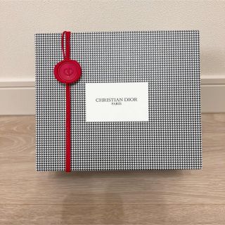 クリスチャンディオール(Christian Dior)のDior  メゾン　千鳥格子柄　ギフトBOX 空箱　ディオール(ショップ袋)