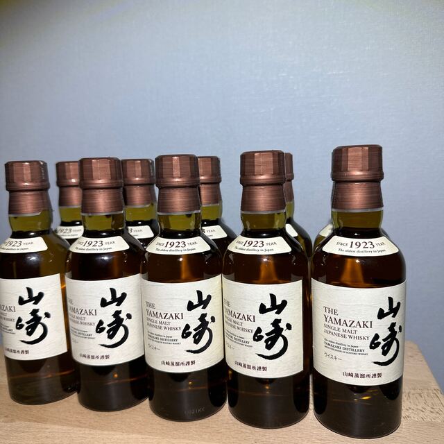 サントリー(サントリー)のサントリー　山崎　ミニボトル（180ml） 食品/飲料/酒の酒(ウイスキー)の商品写真