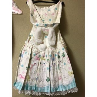 Angelic Pretty マシュマロバニー サロペット 生成-