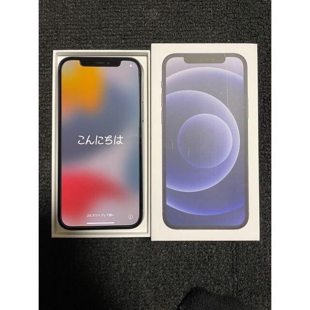 ギフト】 iPhone - SIMロック解除済 ブラック 64GB 【美品】iPhone12