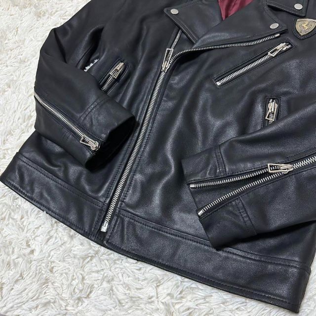 Paul Smith - PSポールスミス ラムレザー ダブルライダースジャケット