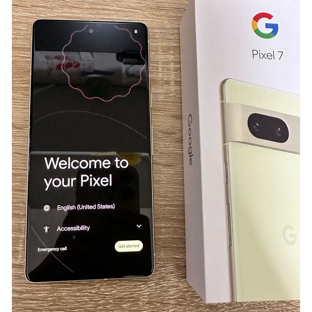 Google Pixel7 128GB レモングラス